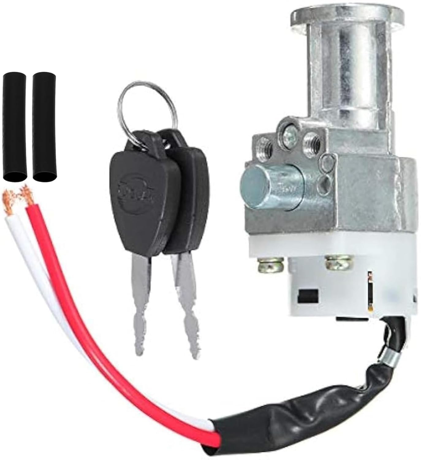 Battery Charger Ignition Switch Lock with 2 Keys for E-Bike