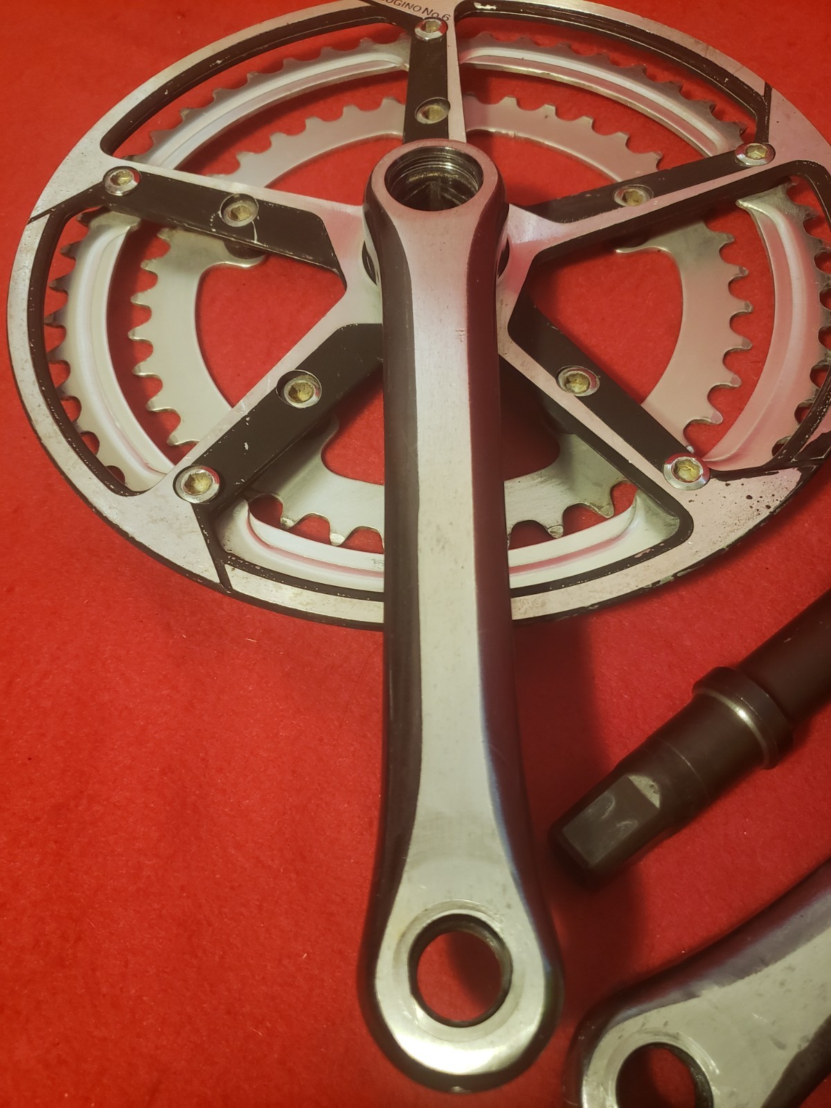 Vintage 80s Sugino No 6 50/40 T Crank Set 170 MM Fits Kuwahara Schwinn Mongoose