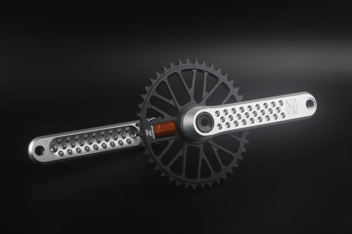 165/170/175mm Gravel Road Folding Bicycle Crankset with Single Chainring 40-46T