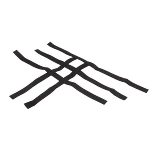 Black Foot Peg Nerf Bars with Heel Guards – Replacement Webbing – Replacement