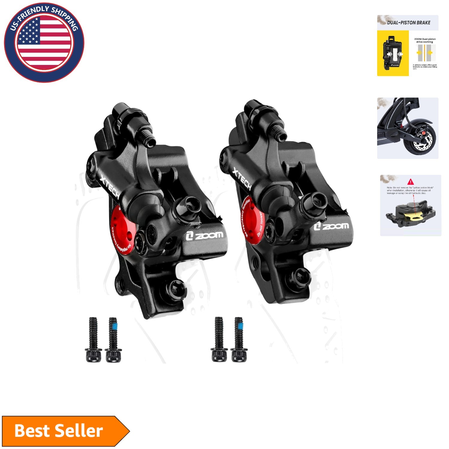 Upgrade Your Ride: Zoom HB-100 Hydraulic Disc Brake System for All Bicycles