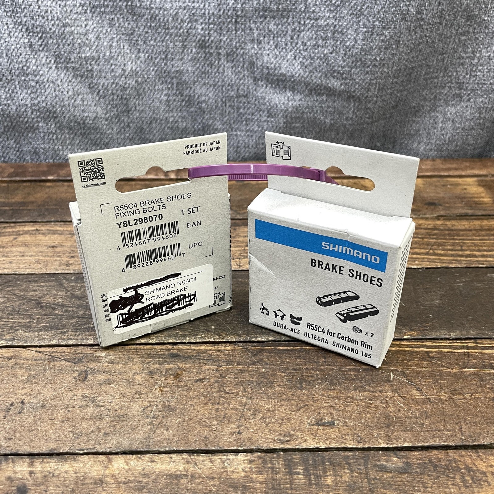 Shimano R55C4 Brake Pad Inserts Lot 4 Black Carbon Dura-Ace Ultegra 105 Road