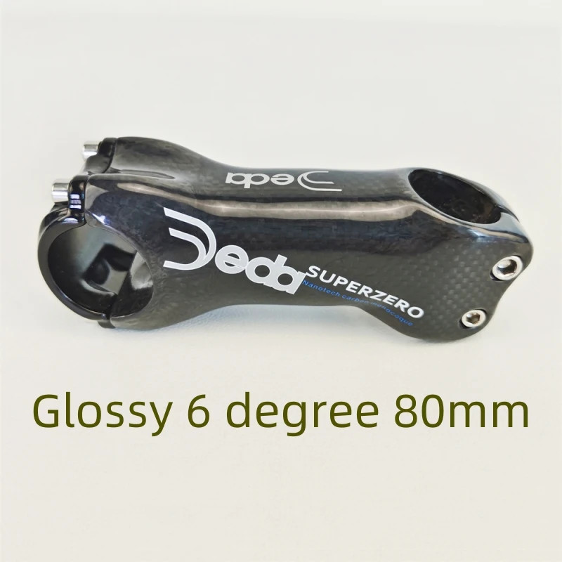 Full Carbon Fiber Mountain Road Bike Stem 31.8*60-120mm 6/17 Degrees Bike Parts