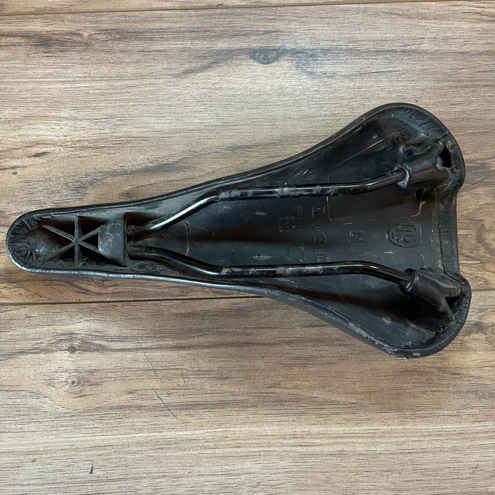 Vintage Ritchey Logic MTB Saddle Viscount Special Development Black Leather