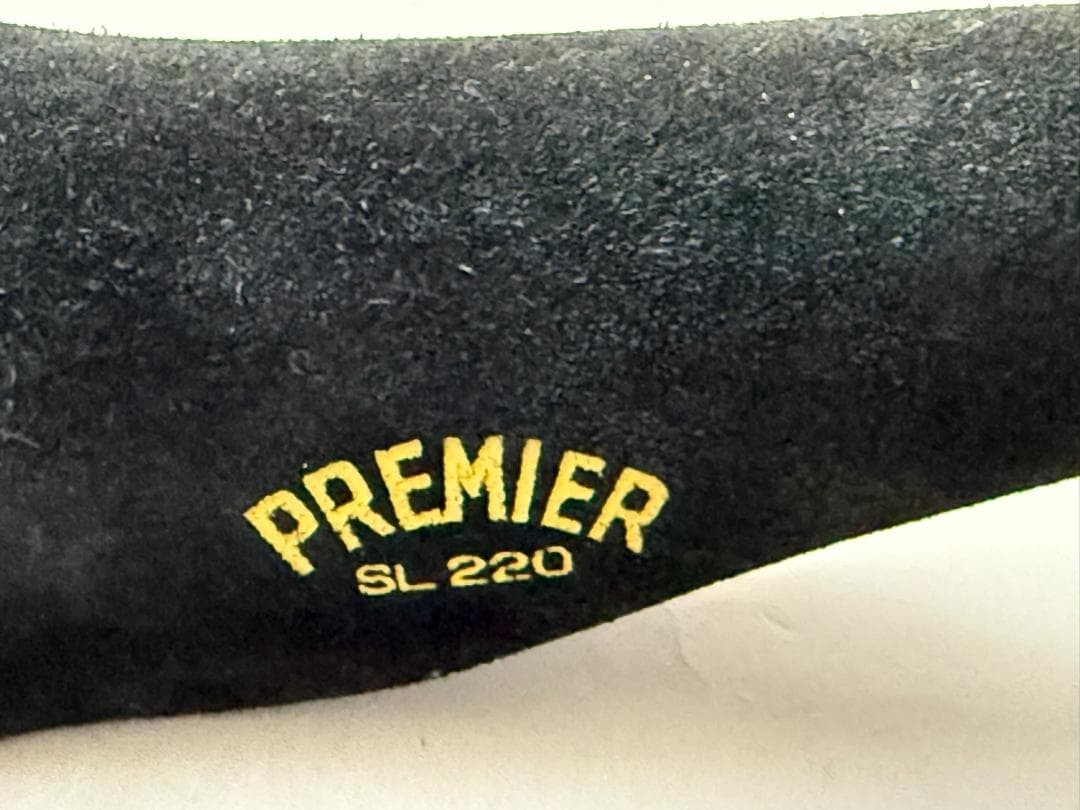 Premier SL 2270 Black Suede Lightweight Saddle 227g Aluminum Rails