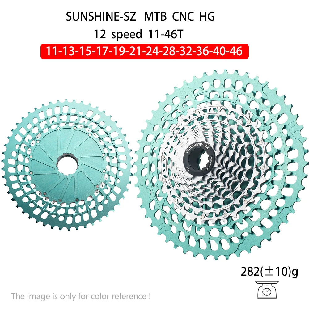 SUNSHINE 12 Speed MTB Bike Ultralight Cassette 11-46/50/51T Freewheel HG freehub