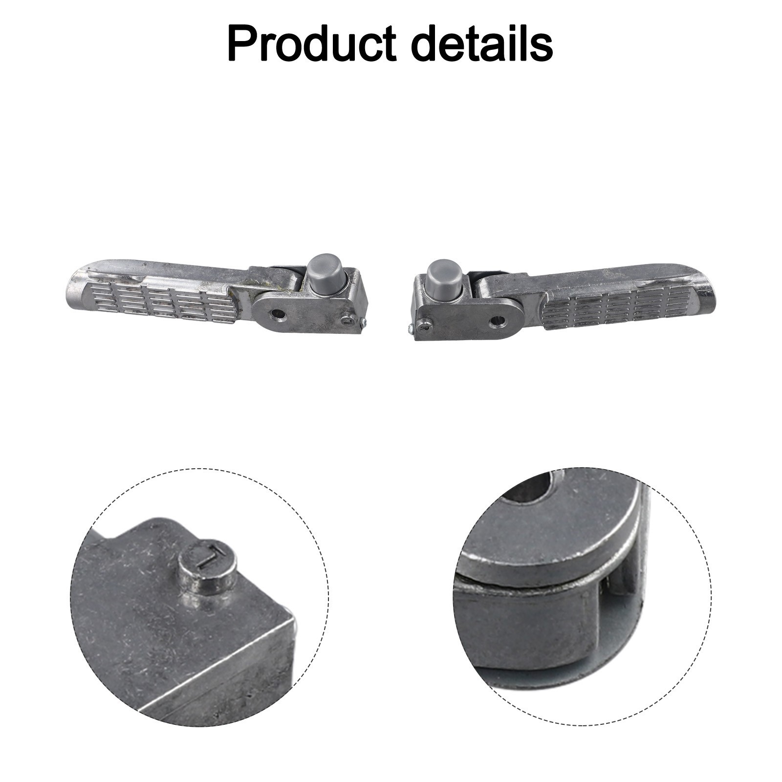 Folding Footrest Pegs for Electric Bikes Compatible with Various Models
