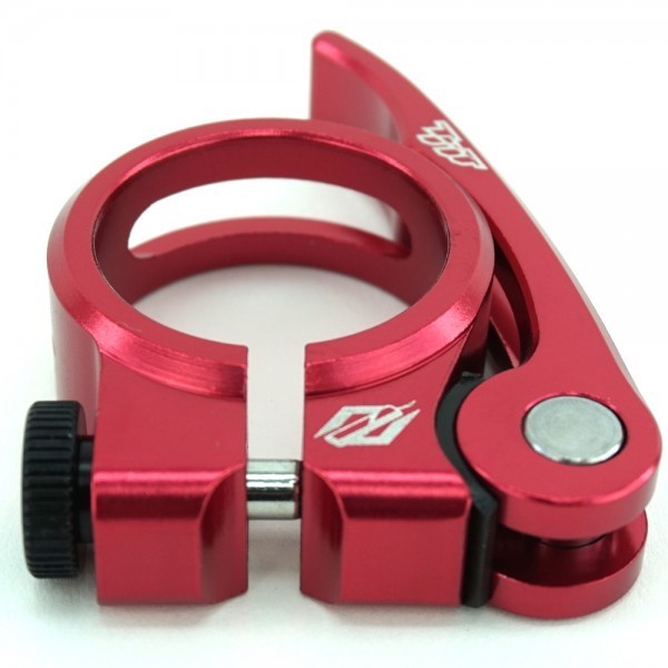 TNT BICYCLES BMX QUICK RELEASE SEAT POST CLAMP – 31.8MM – 1-1/4″ RED