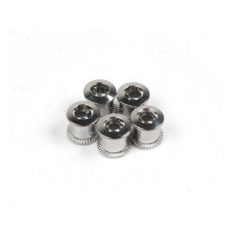 Steel Bike Chainring Bolts 6.5 Single 8.5 Double Triple Speed Nut Screw 5/10/20X