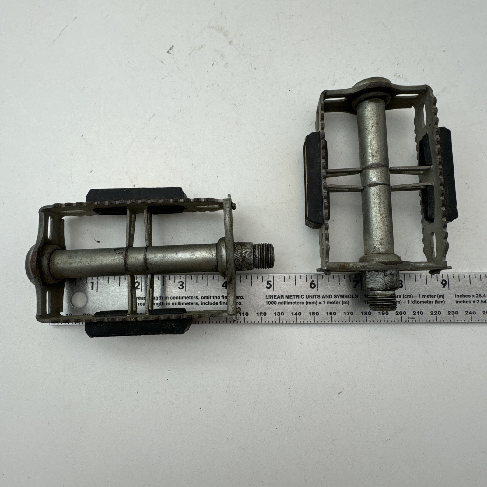 Vintage Union Pedals 9/16 in Rat Trap Old School BMX Klunker Eroica Germany A30