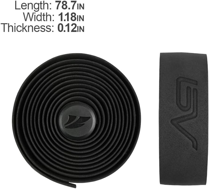 Bike Handlebar Tape for Road Bike, Bicycle 3mm EVA Padded Bar Tape, 2 Roll