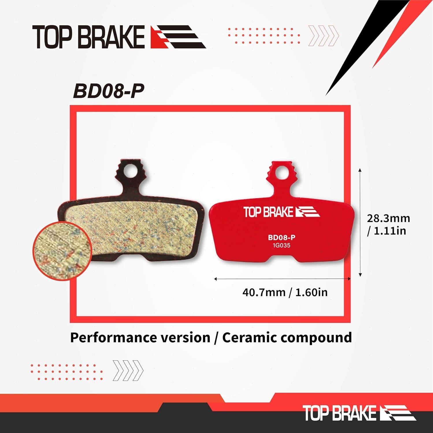 Disc Bike Brake Pads Compatible with SRAM Code R RE RSC, Guide RE, G2 RE, DB8…