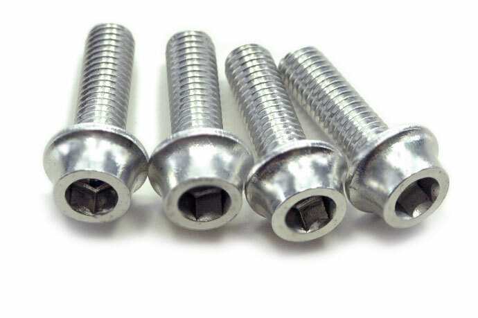 OMNI Racer WORLDS LIGHTEST Alloy Bottle Cage Bolts Set: 4-M5x15mm, 1.2g each!!
