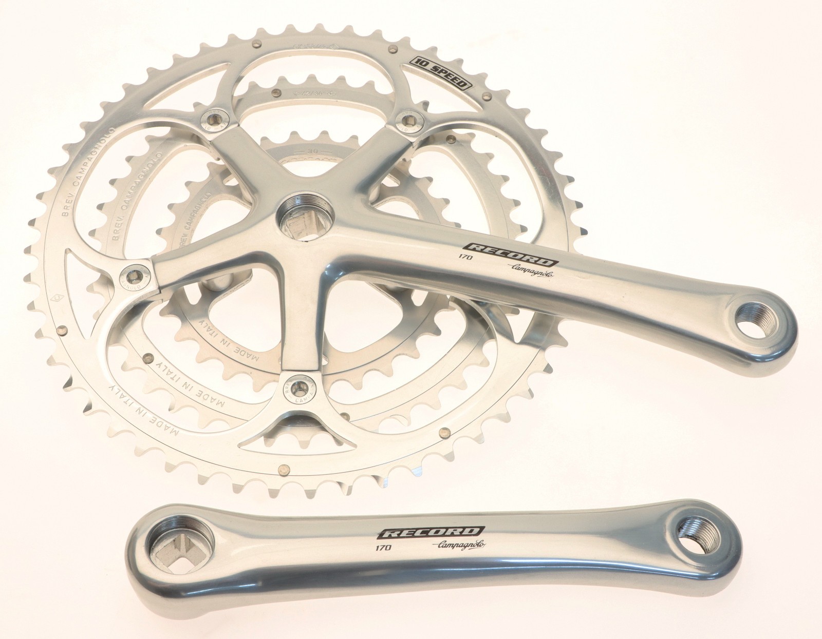 Campagnolo Record Triple Crankset 10 Speed 53/42/30T 170mm 2002 NOS NEW