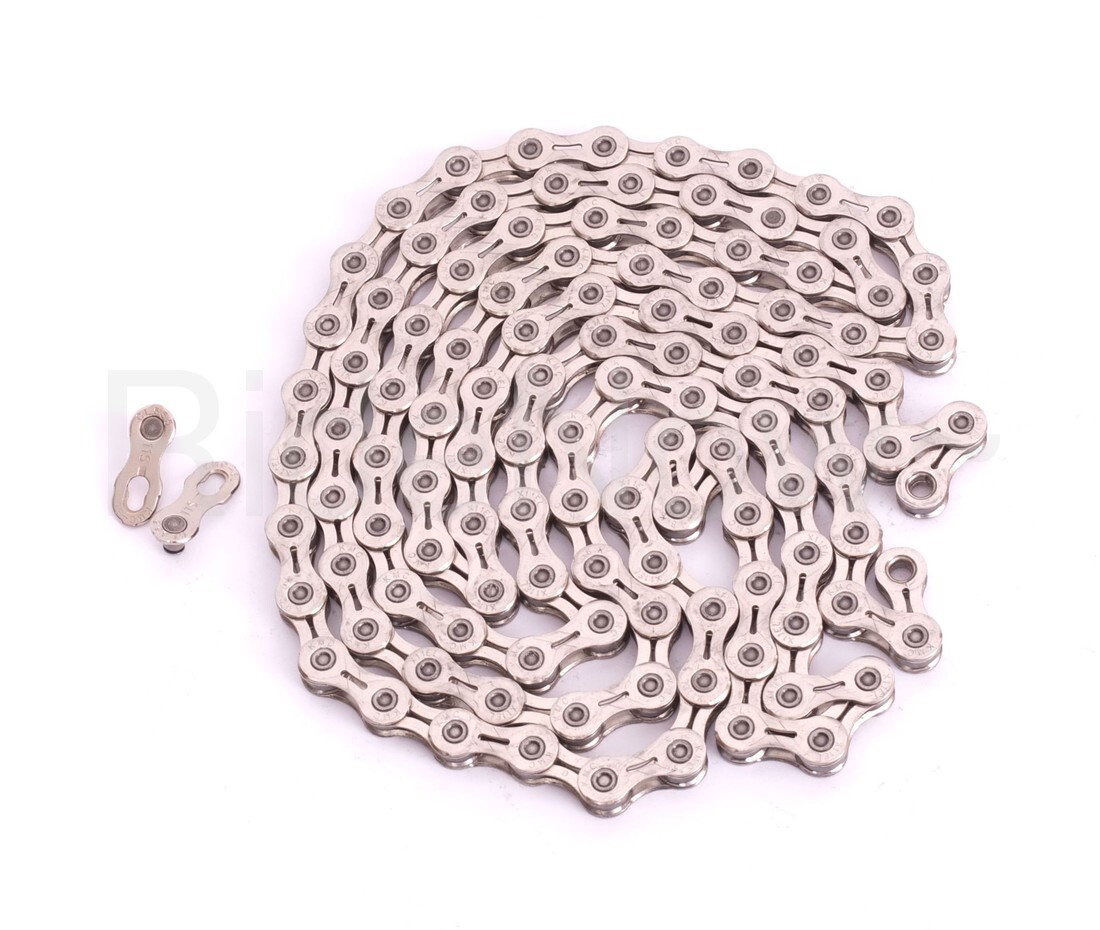 KMC X11EL Bike Chain 11 Speed 114L Silver fit Shimano,Sram,Campagnolo