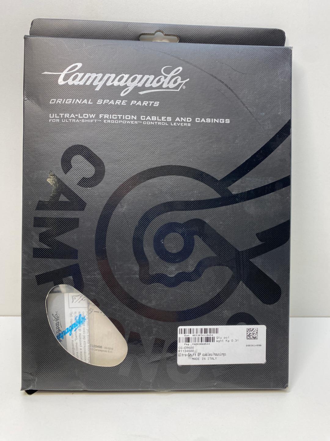 new Campagnolo bicycle Ultra-Shift EP CABLES CG-ER600 and HOUSING Black
