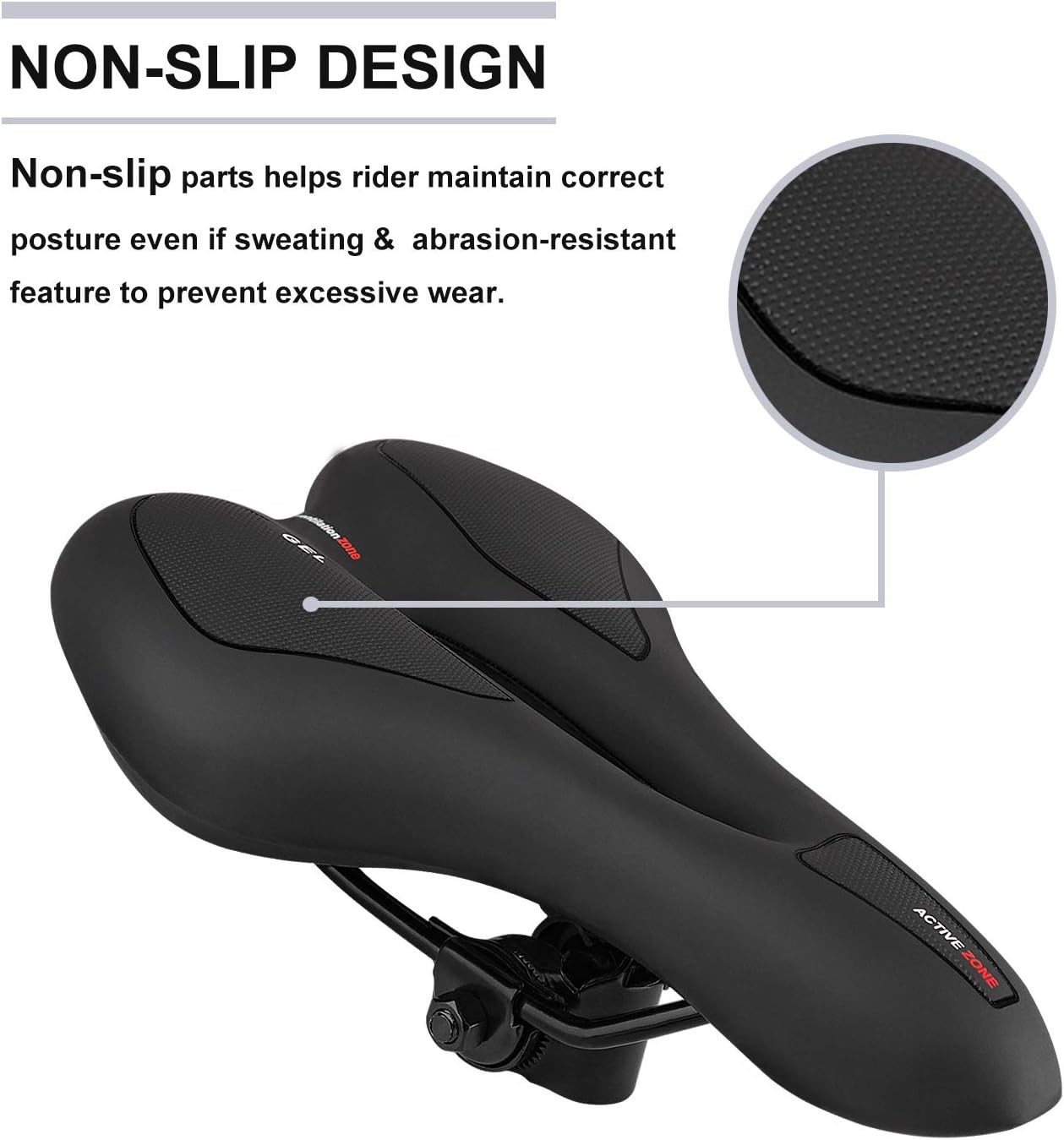 Bike Seat Gel Bicycle Saddle Comfort for Men Women MTB Mountain Road Trekking Cr