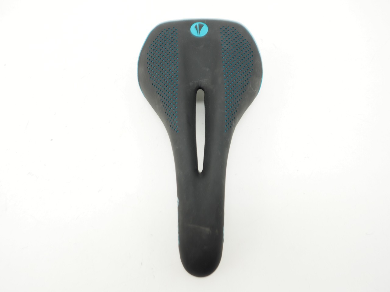 SDG Allure Bicycle Saddle Black / Blue Lux-Alloy 270mm x 135mm