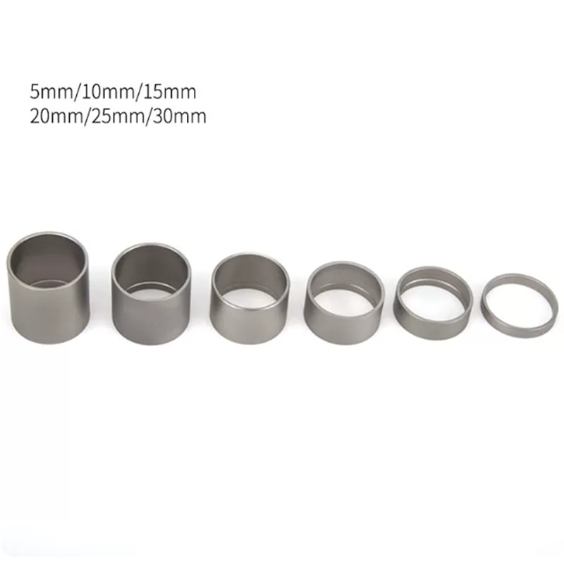 Titanium Alloy Gaskets Ti Spacer For Stem Bike Headset Washer 5/10/15/20/25/30mm