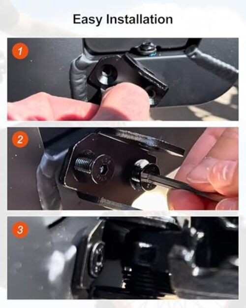 E-Dirt Bike Foot Pegs Bracket Holder Compatible with Tuttio Soleil 01,