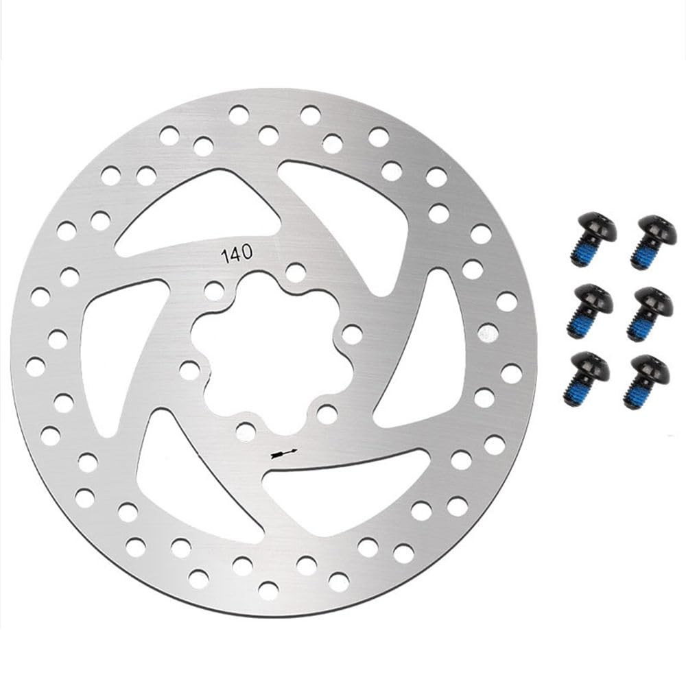 140mm Electric Scooter Brake Rotor in Stainless Steel, 140mm, silver