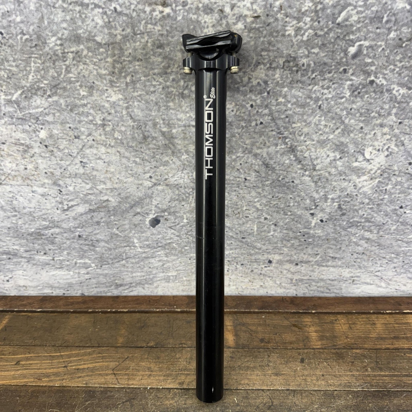 Thomson Elite Bicycle Seatpost 30.9mm X 367mm Black Made USA SP-E128 335g Wear