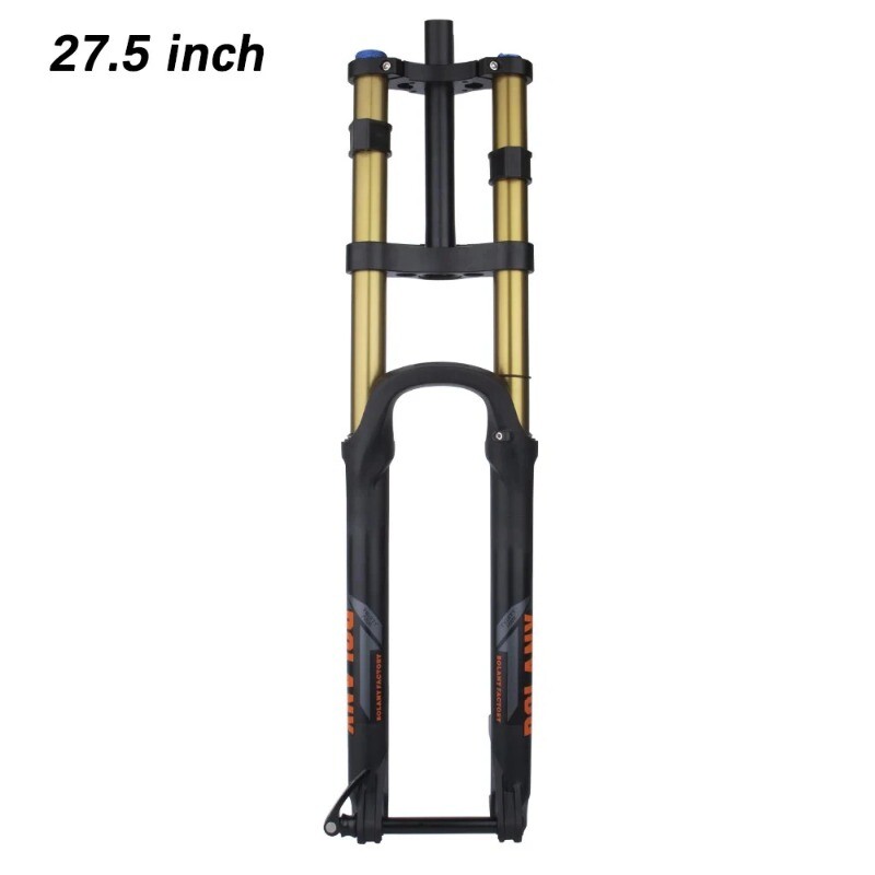 27.5 29in MTB Ebike Barrel Axle Air Pressure Suspension Fork Straight/Tapered
