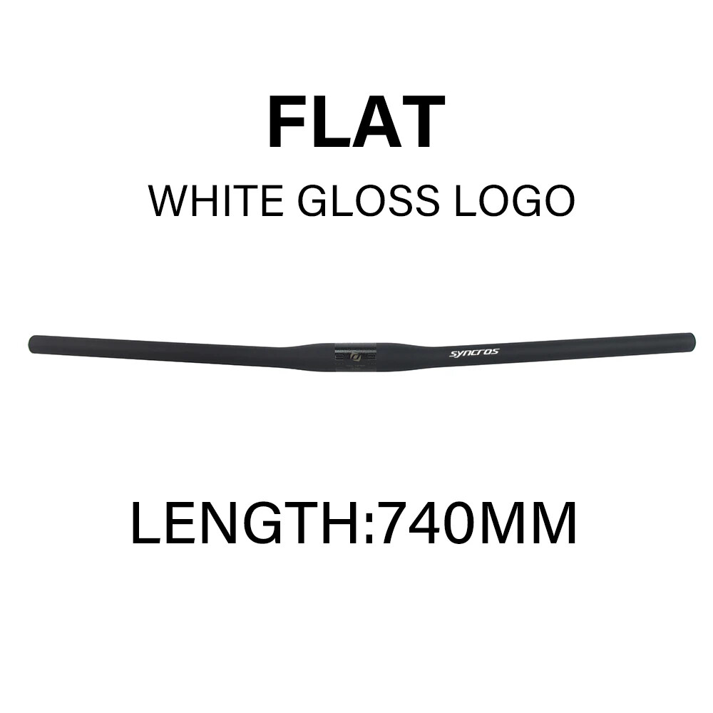 Mountain Bike Carbon Handlebar Diameter 31.8mm Length 580-740mm Bicycle Parts