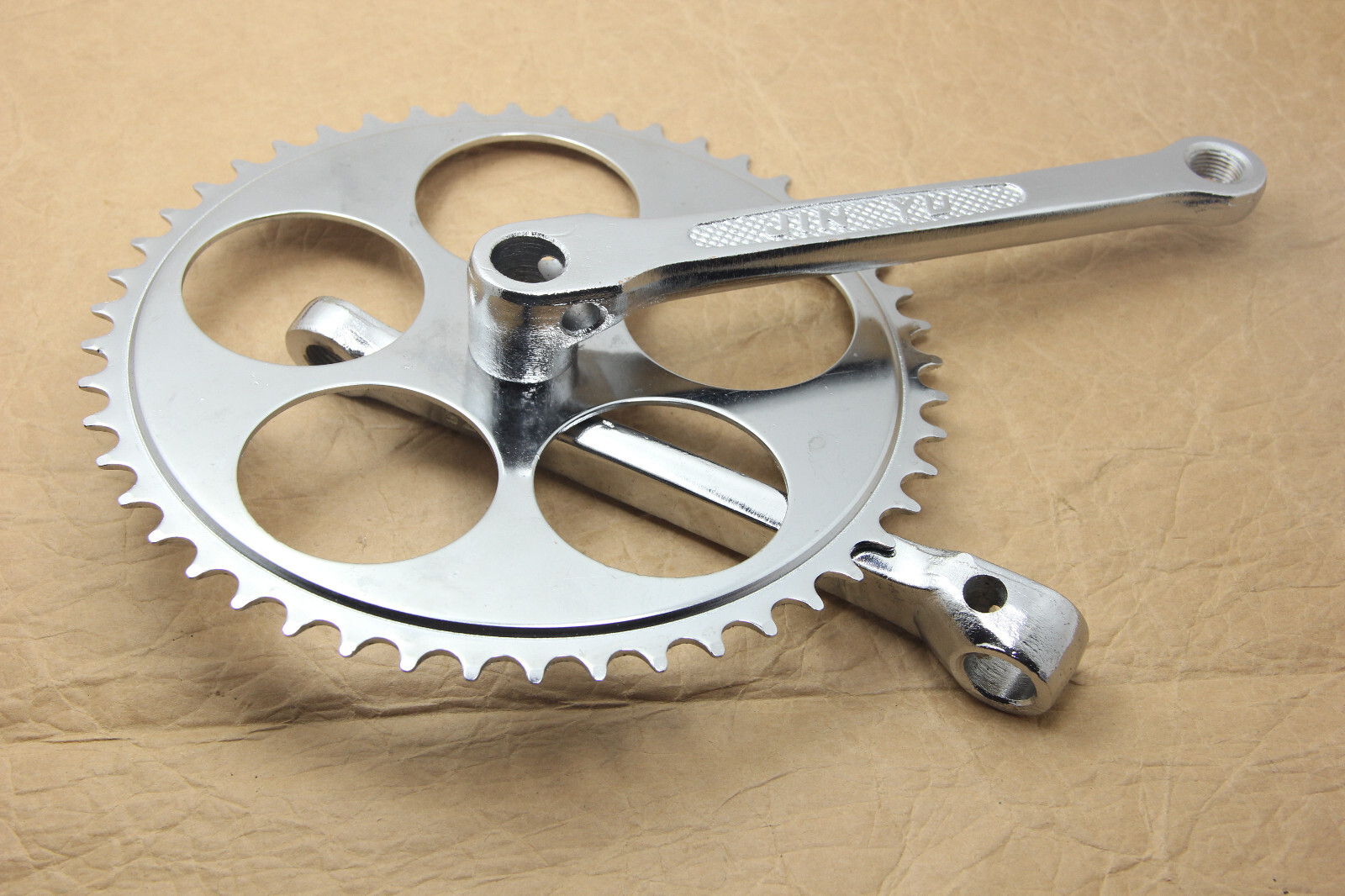 Bike Bicycle Steel Crankset Chainset 48T 175mm For 1/8» Chain Single Speed