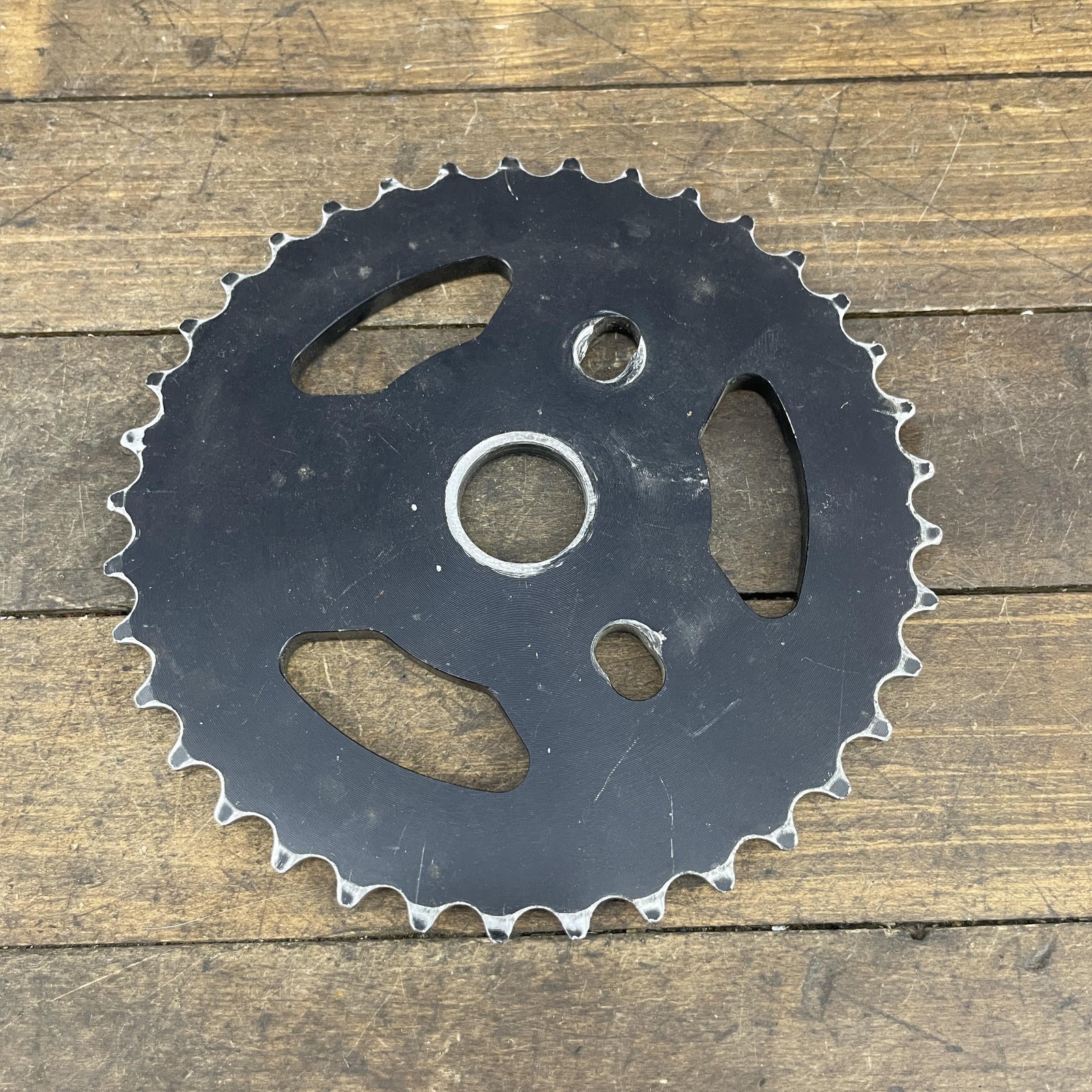 MacNeil BMX Sprocket Chainring 37T Steel Black Freestyle Mid SChool Alloy 37