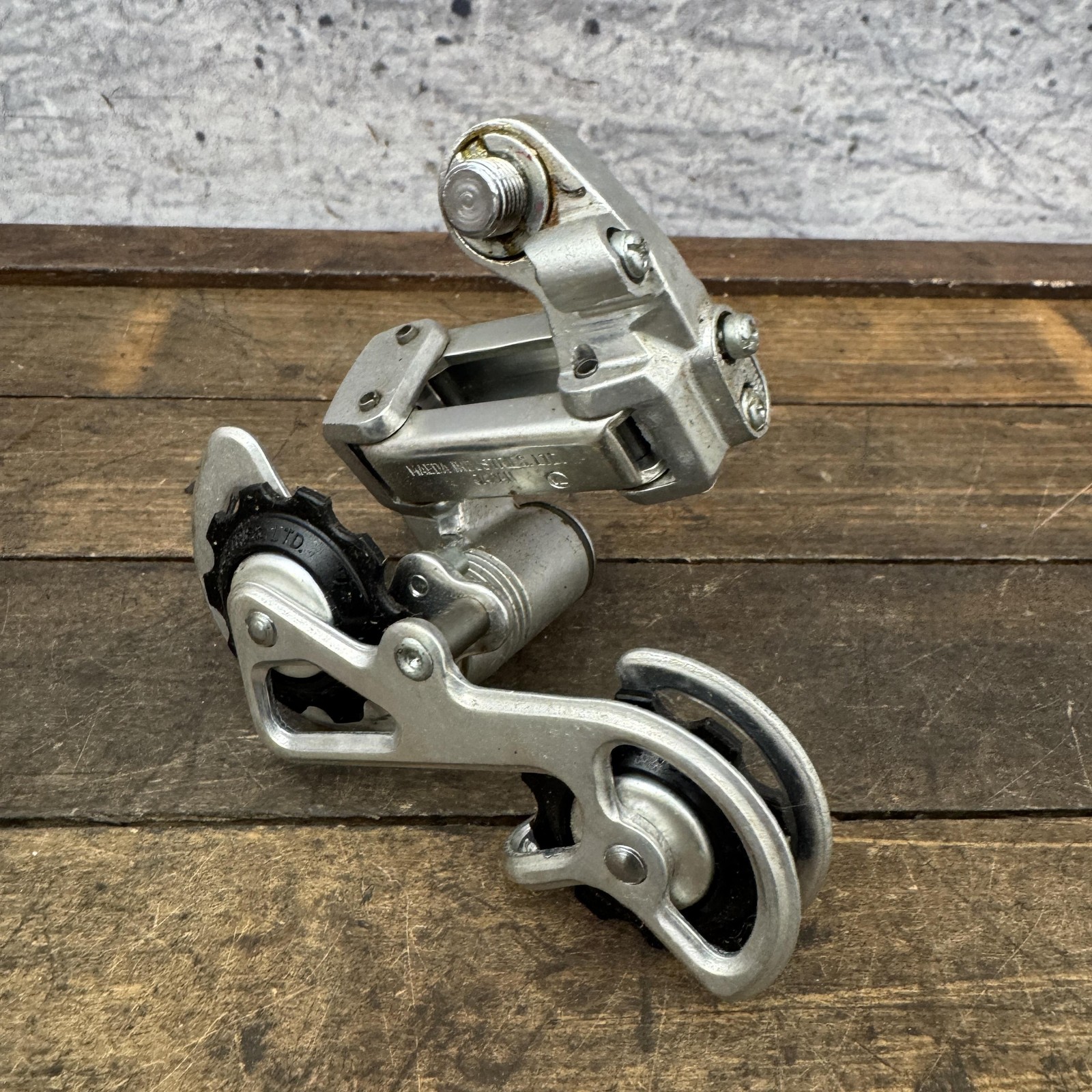 Vintage SunTour VX-S Rear Derailleur NOS New Japan Bike Silver Maeda 1970s Chimo