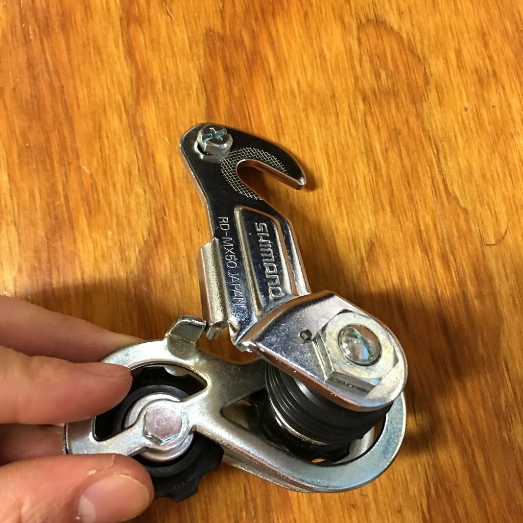 SHIMANO RD-MX50 2-SPEED DERAILLEUR CHAIN TENSIONER – HOLE SHOT BMX 1980S
