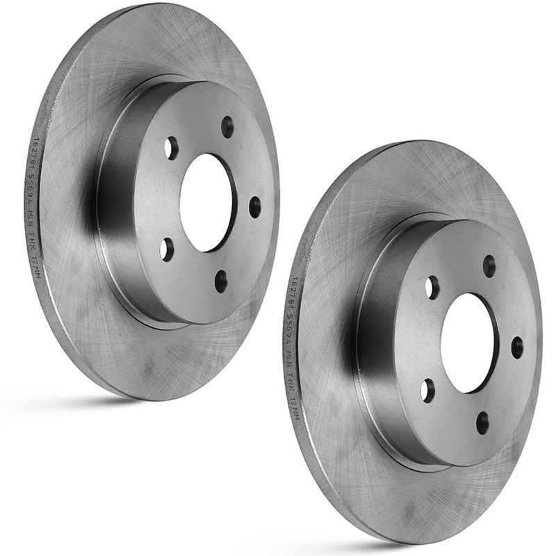 Scitoo Disc Brake Rotors Kits 55094 Rear Solid Brake Rotors Fit For Chevrolet