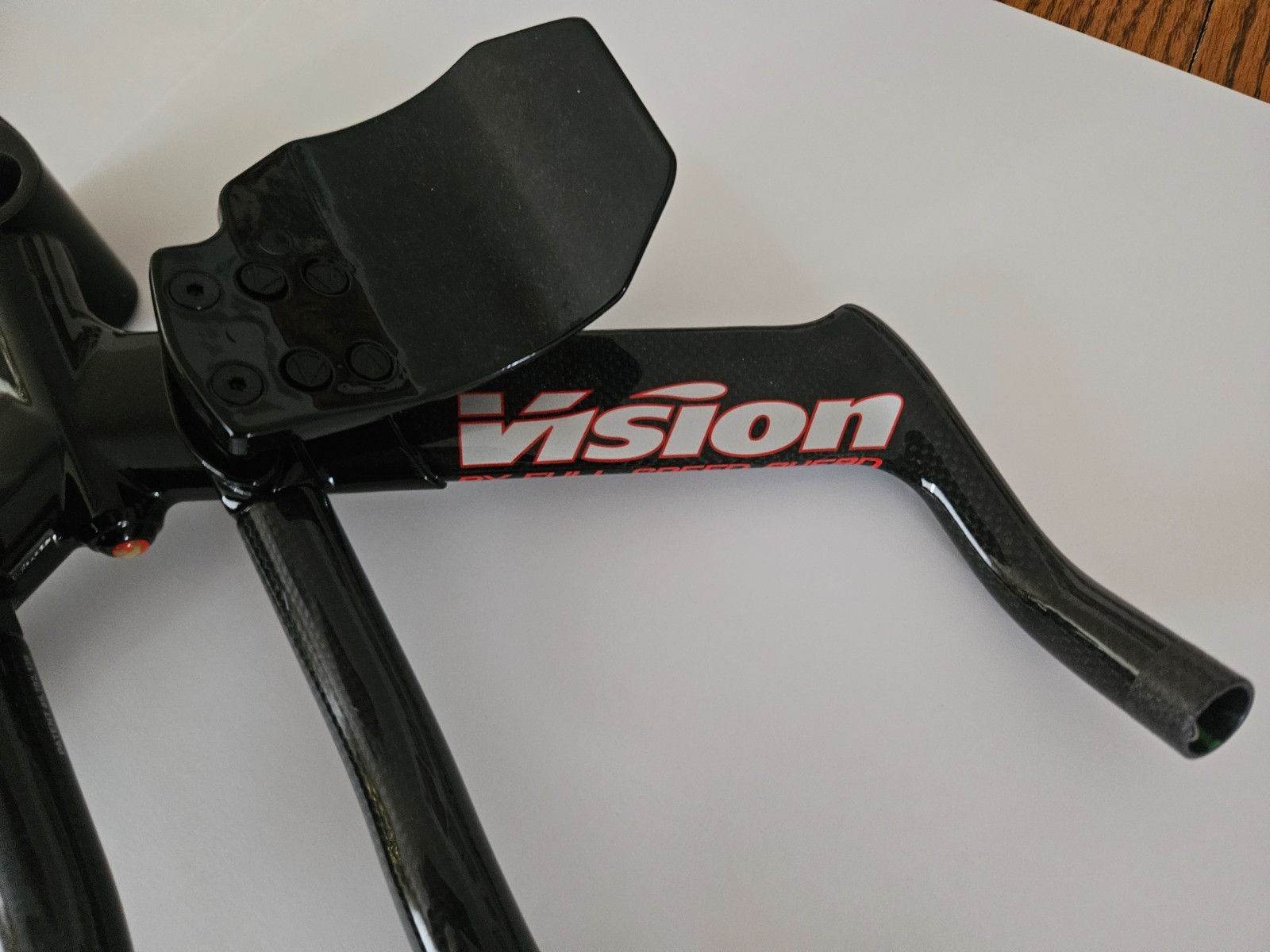 NOS FSA Vision Trimax Integrated Aero Bar 1-1/8″ x 41cm Carbon Fiber R Bend