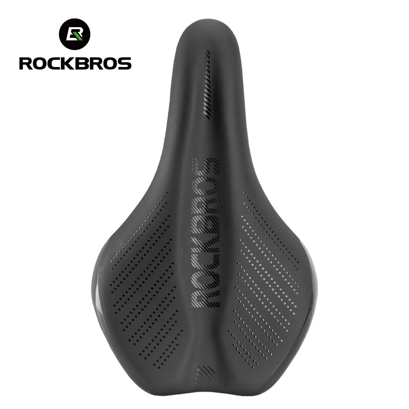 ROCKBROS Cycling Bike Seat Gel Cover Bicycle Padded Soft Comfort Saddle Black
