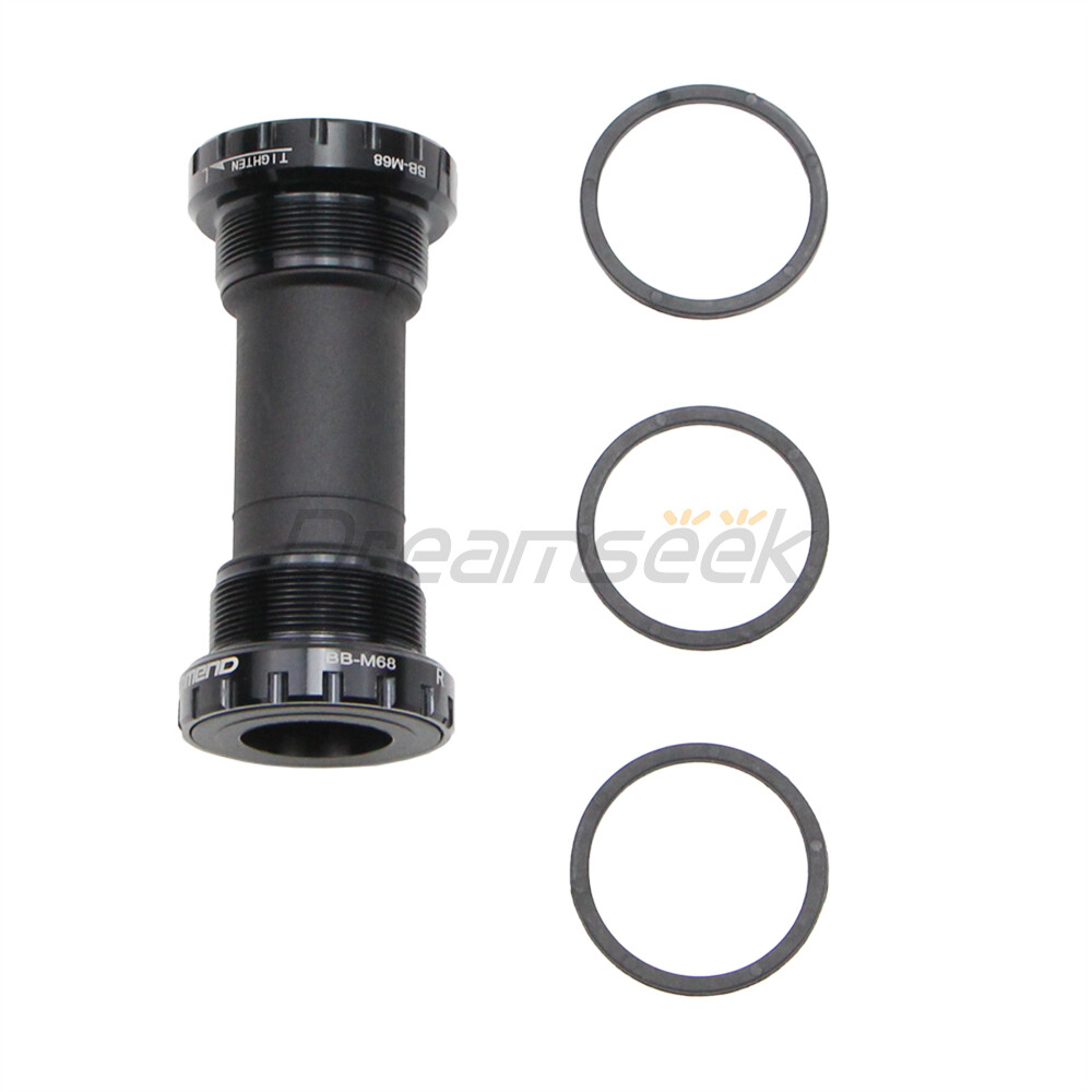 Bottom Bracket 68mm / 73mm Bike MTB Threaded Bearing Hollowtech BB With 3 Spacer