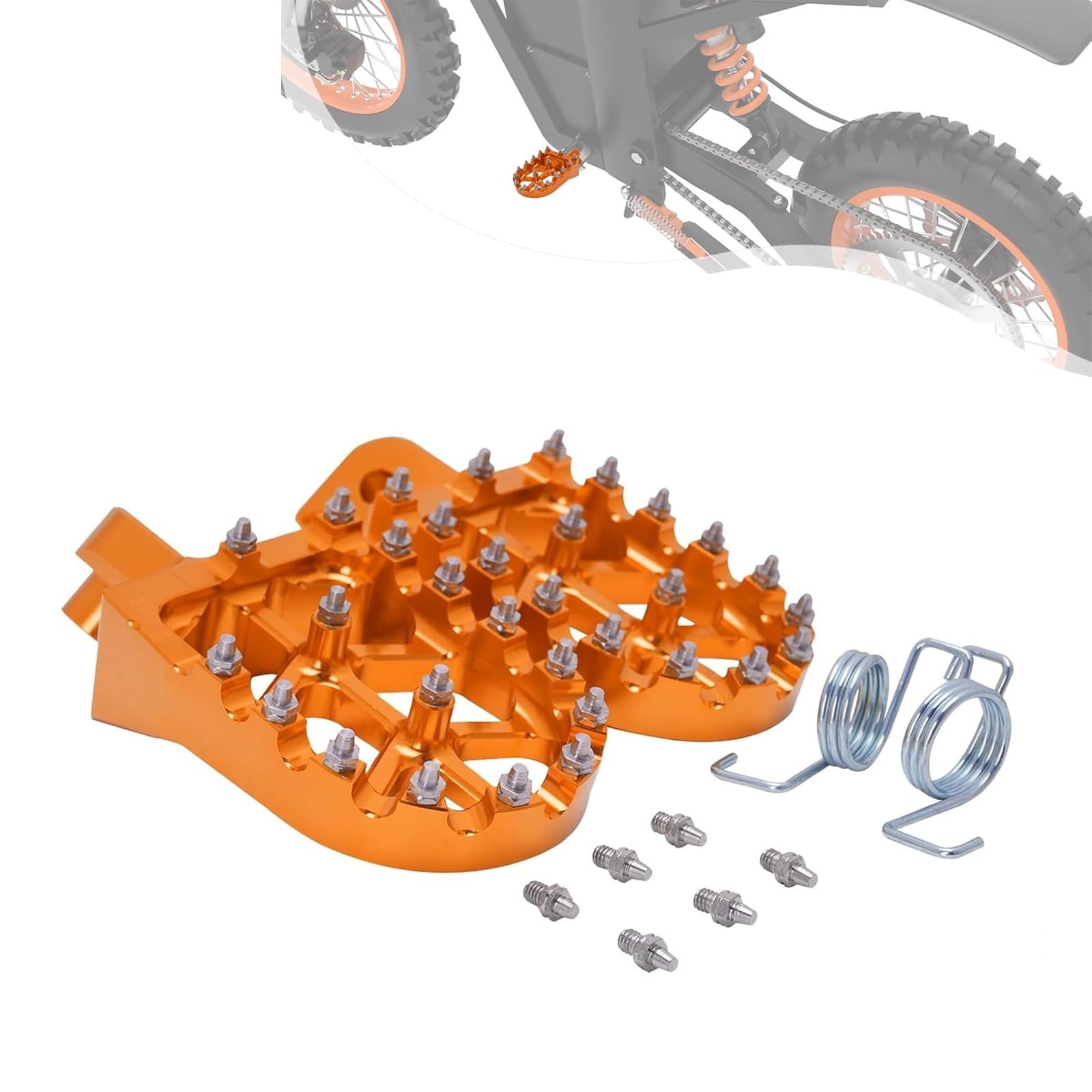 Dirt Bike Foot Pegs for Tutti Soleil01,CNC 7075 Aluminum FootPegs Rest Pedal …