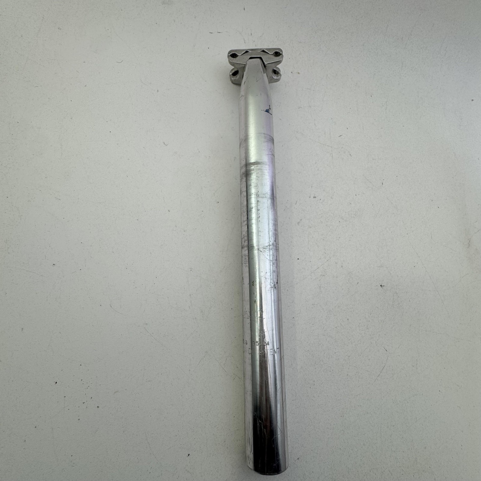 Vintage Kalloy 30.8mm Alloy Seatpost 350mm Silver Layback MTB Road Bike Part A96