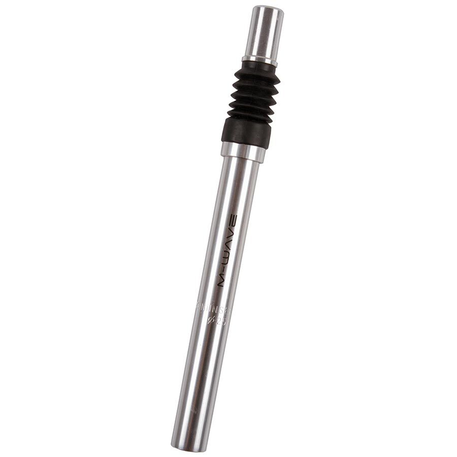 M-Wave Straight Suspension Seatpost, 25.4mm, 350mm, Travel: 40mm, Silver