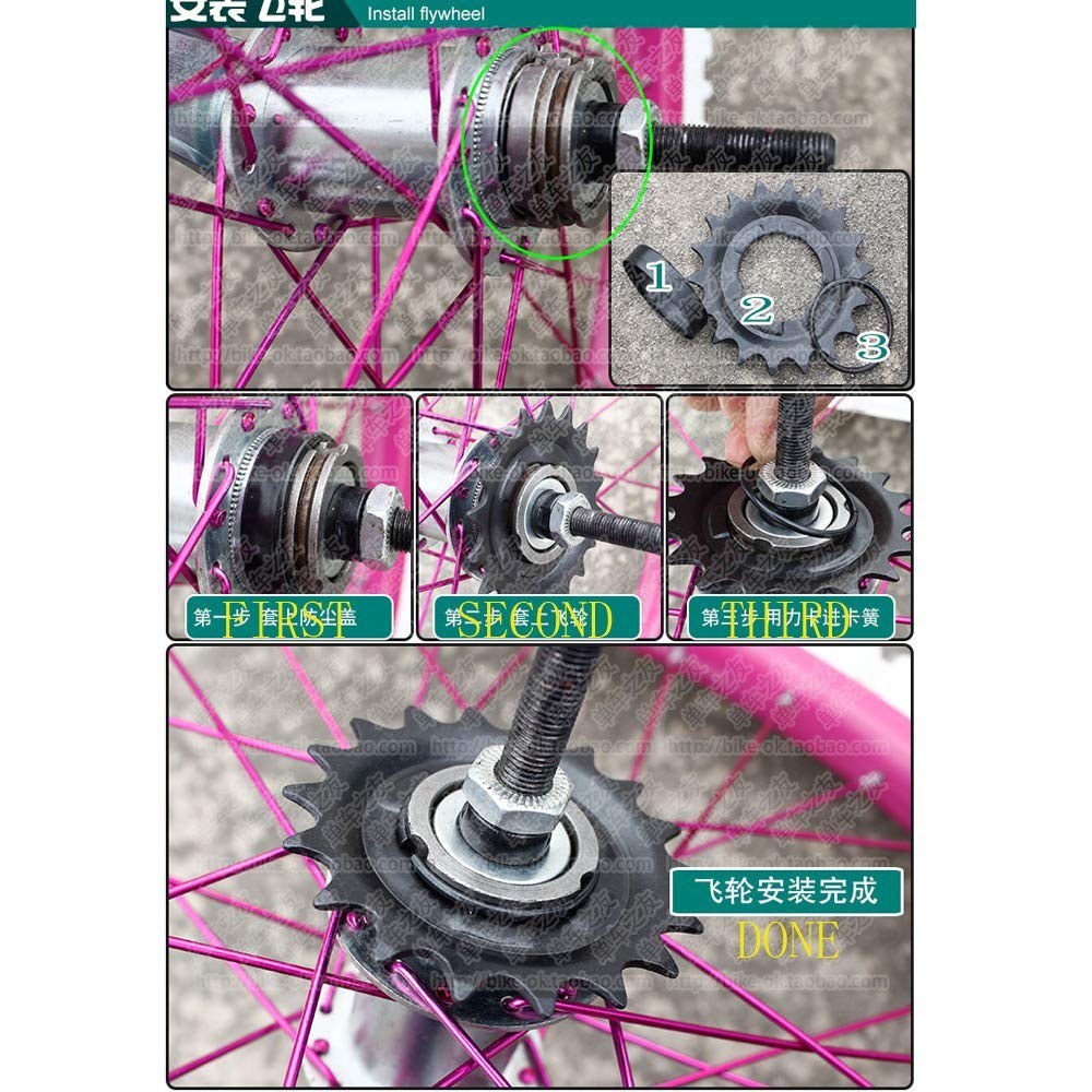 Coaster Brake Hub for Bicycle – Rear Bike Brake Hub, Easy Installation, Durable