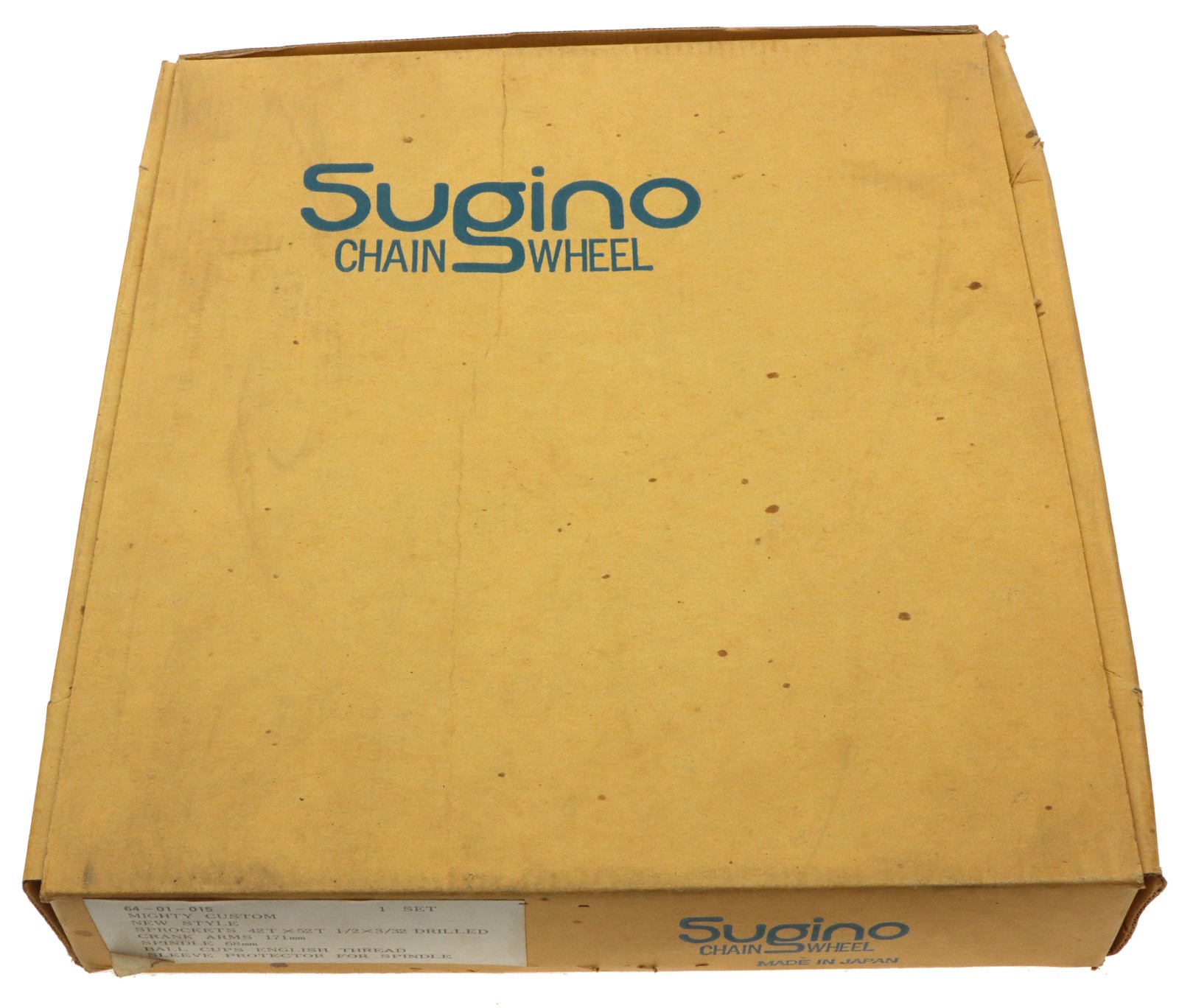 Sugino Super Mighty Crankset 8 Speed 170mm Silver 52/42 W/BB NOS NEW Vintage