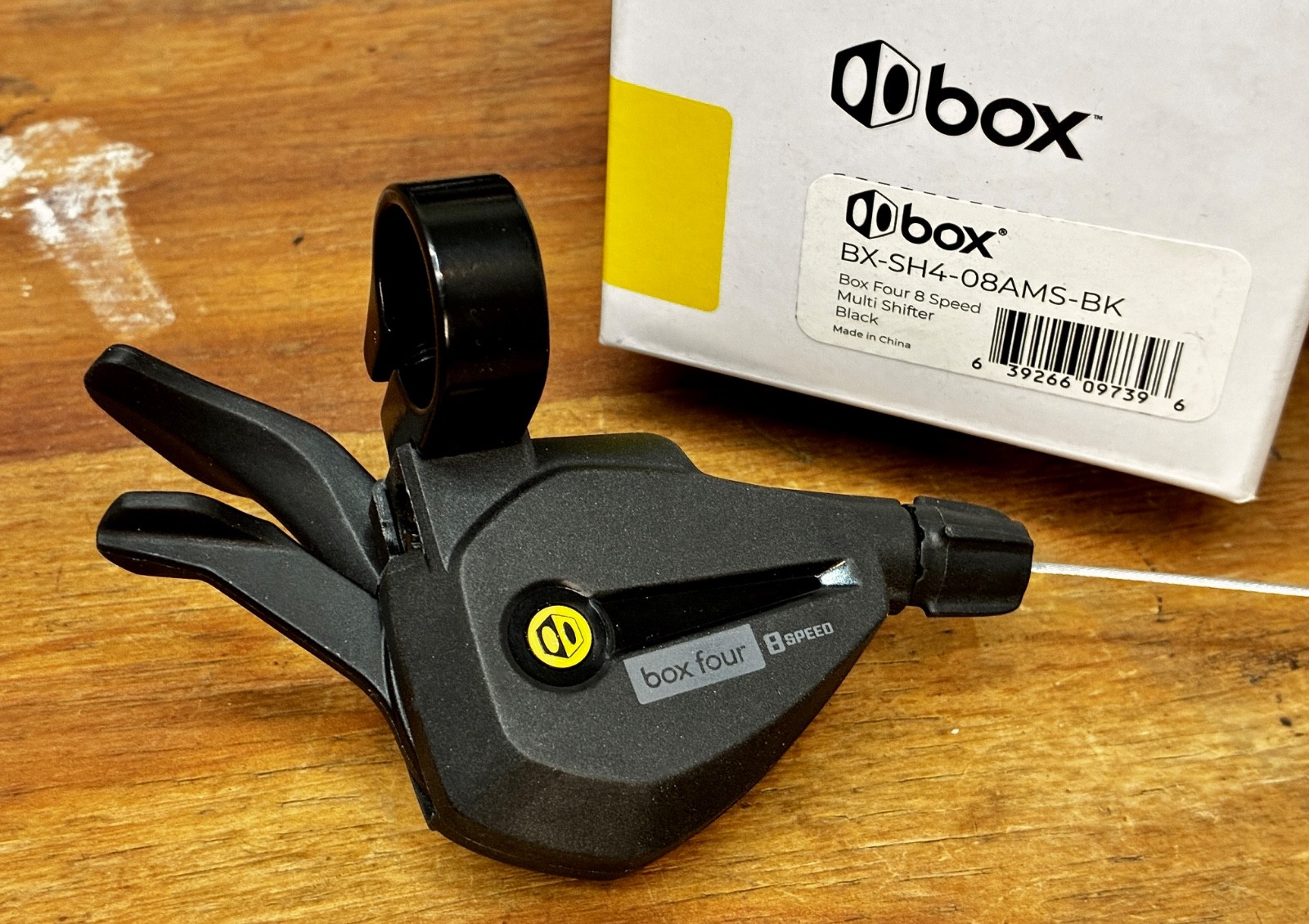New Box Four Multi Shifter 8 Speed Trigger Right Rear Black BX-SH4-08AMS-BK