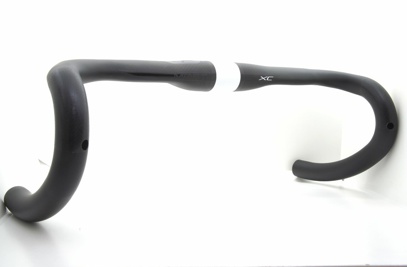 Pinarello MOST JAGUAR XC AERO ALU CARBON 3K Handlebar 42cm O-O fit di2 ,Black