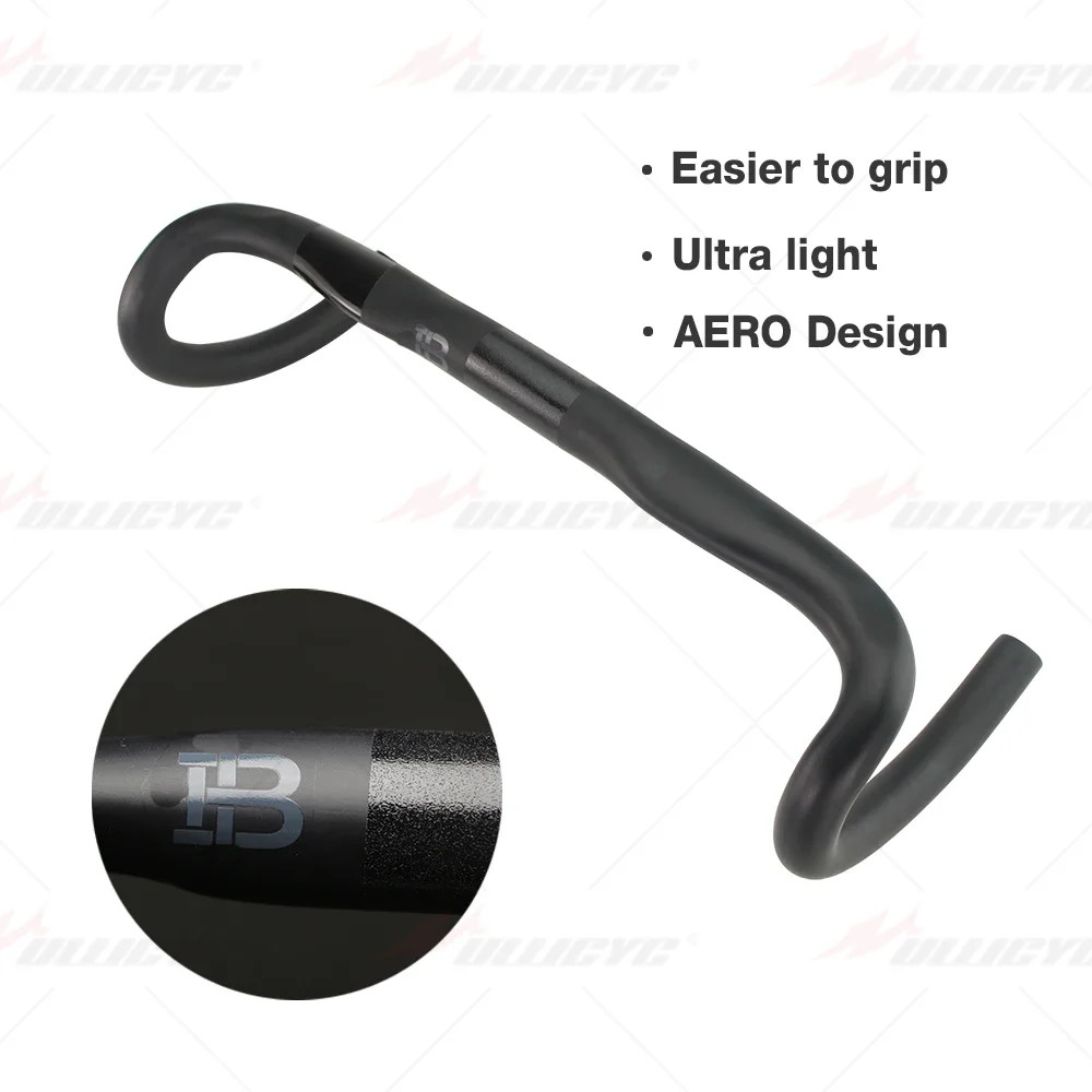 Full Carbon Road bike Handlebar Drop Bar Accessories 380mm 400mm 420mm 440mm
