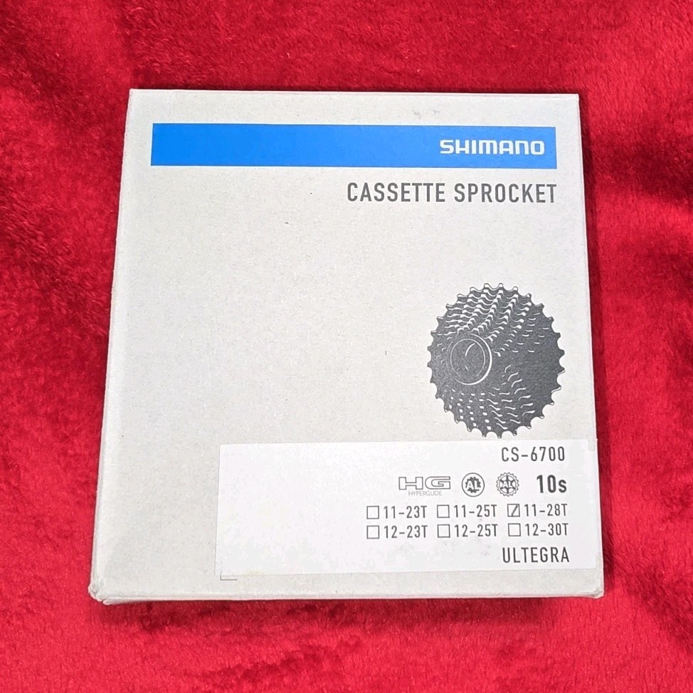 Shimano Ultegra CS-6700 10 Speed Aluminum Cassette 11-28T Road Bike