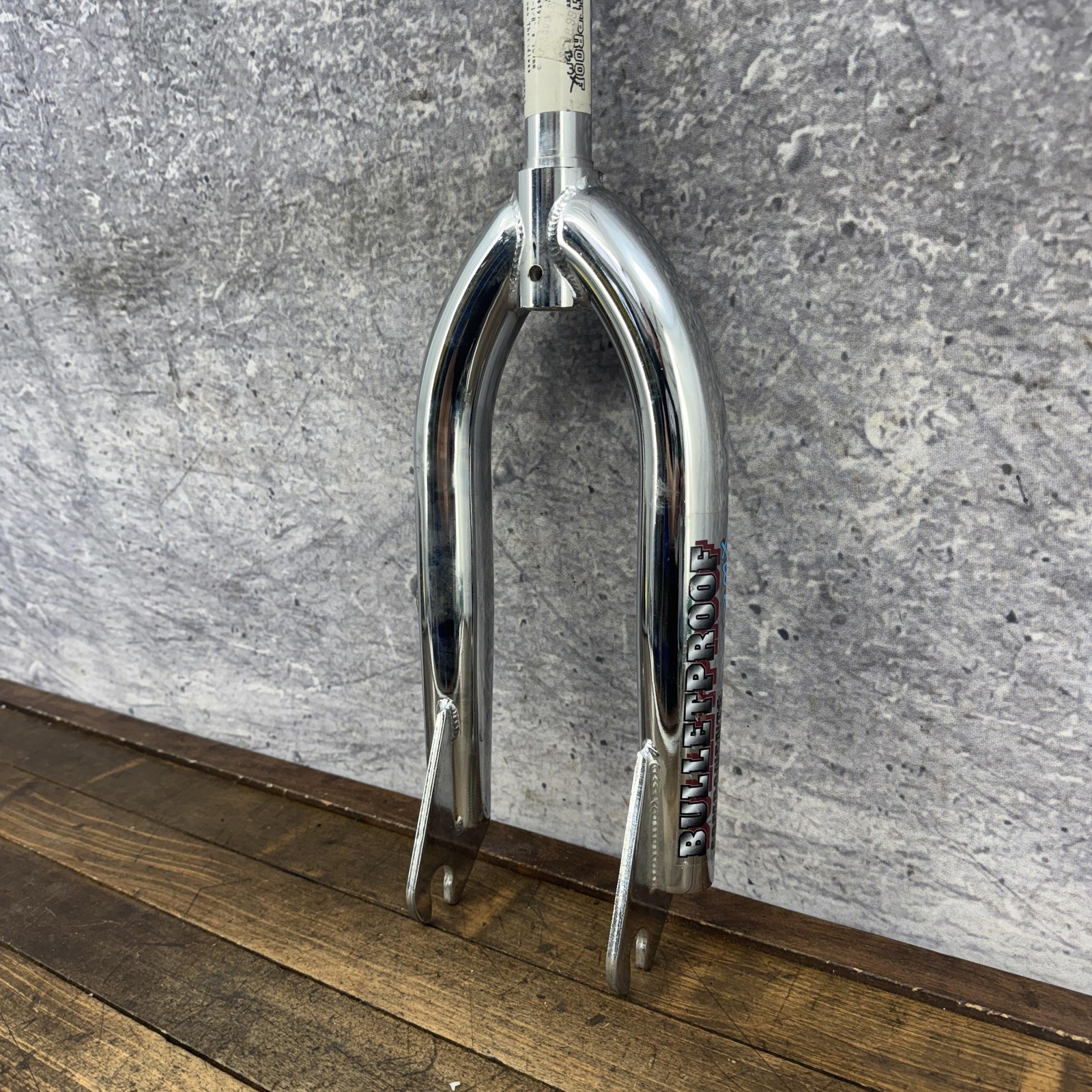 Vintage Bulletproof BMX Fork 20in NOS 1 1/8 Threadless 14mm Dropouts Chrome CRMO