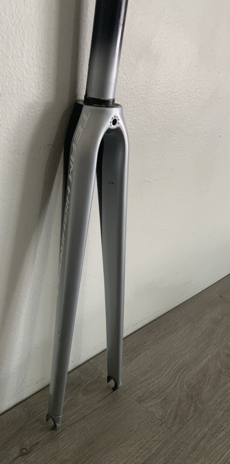 TEAM HIGH CARBON FORK 700C 1 1/8 INCH THREADLESS 190 MM STEERER 336 GRAMS