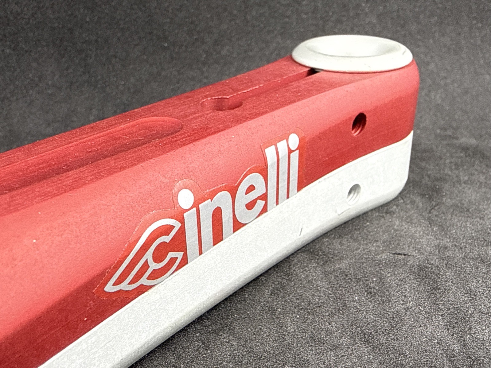 Vintage Cinelli SESAMO Stem Silver & Red 120mm 25.4mm 1in Steerer 26.0mm Clamp