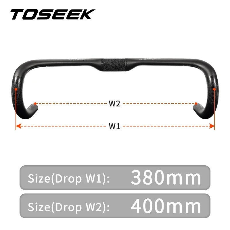 Ultralight Carbon Fiber Road Bicycle Handlebar Internal Routing Drop Handlebar
