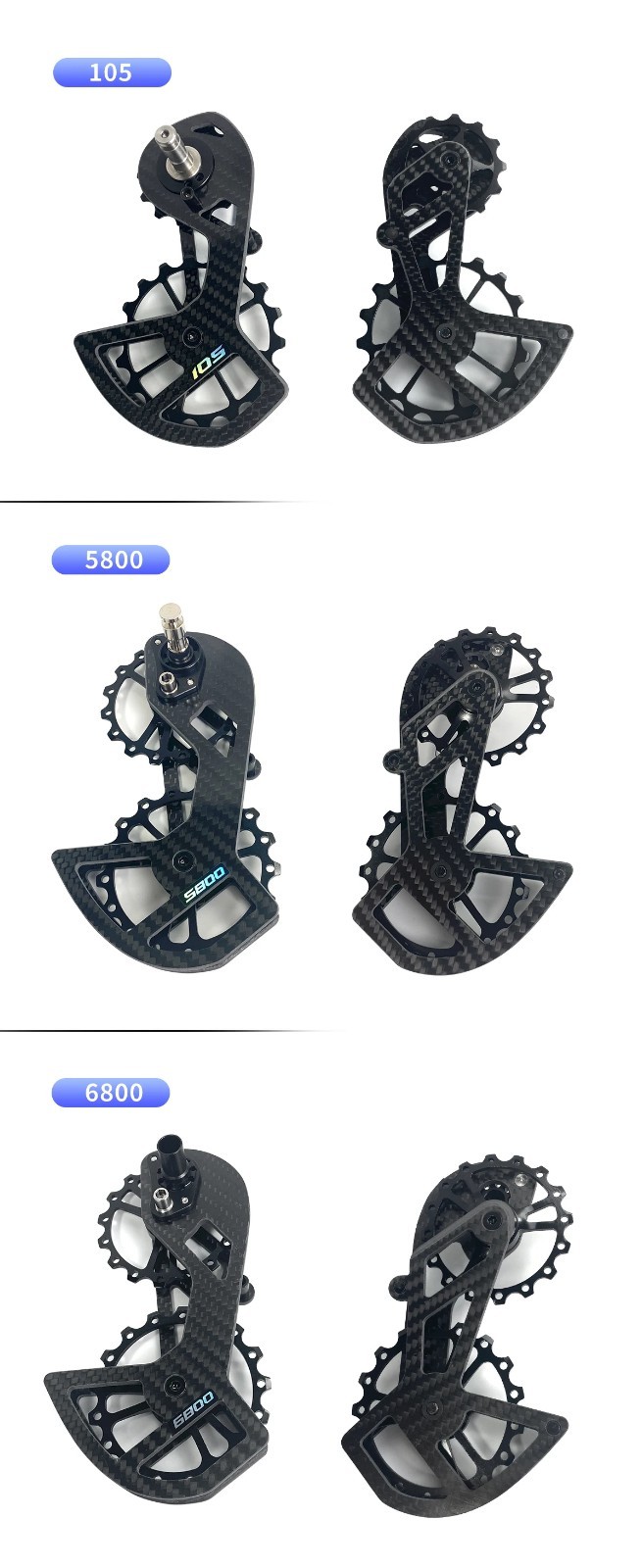 Oversized Pulley Wheel Shimano Ceramic Bearing Jokey Wheels